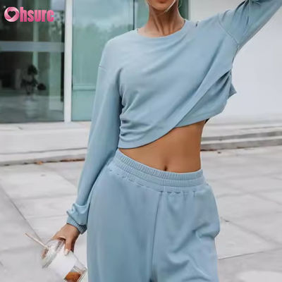 Set di felpe con cappuccio da donna all'ingrosso Autunno e Inverno Nuovo set di felpe sportive e per il tempo libero alla moda Completo casual da donna