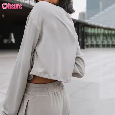 Set di felpe con cappuccio da donna all'ingrosso Autunno e Inverno Nuovo set di felpe sportive e per il tempo libero alla moda Completo casual da donna