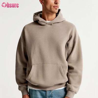 Hoodie di cotone francese di alta qualità 400 GSM Unisex Soft Plain Spesso con logo personalizzato 100% cotone per l'inverno