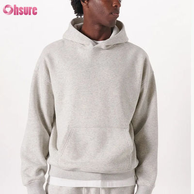 Hoodie di cotone francese di alta qualità 400 GSM Unisex Soft Plain Spesso con logo personalizzato 100% cotone per l'inverno