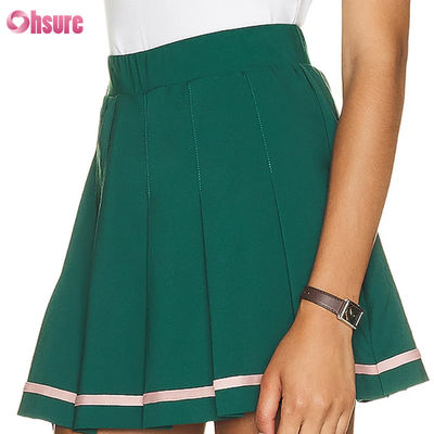Abito da tennis pickleball senza maniche all'ingrosso da donna, gonne, pantaloncini, set, traspiranti, logo personalizzato, design con pantaloncini caldi e pieghe