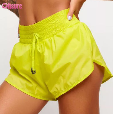 Nuovi pantaloncini da yoga traspiranti e larghi anti-camminata per il tempo libero all'aperto, corsa, 100% nylon, pantaloncini sportivi da donna, pantaloncini caldi sani