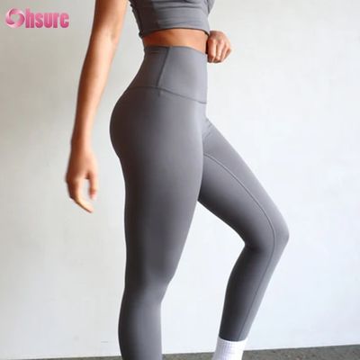 Fabbricazione Leggings sportivi di alta qualità di nylon spandex asciuga veloce per donna indossare