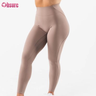 Nuovo design leggings sportivi ad alta elasticità cintura alta ginnastica indossare per le donne indossare 220g