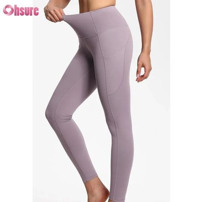 Leggings sportivi da donna del produttore, per allenamento, ad asciugatura rapida, a vita alta, per yoga