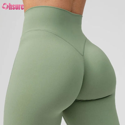 Leggings da yoga a vita alta in saldo per allenamento, tinta unita, da donna, pantaloni sportivi, abbigliamento yoga personalizzato, nuova moda, alta qualità per donna