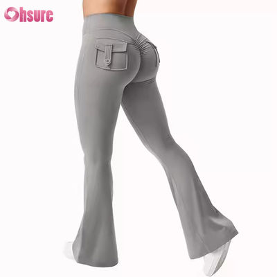 Pantaloni sportivi di alta qualità confortevoli leggings sportivi versatili con cintura alta leggings yoga piatti per donne