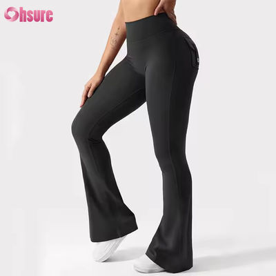 Pantaloni sportivi di alta qualità confortevoli leggings sportivi versatili con cintura alta leggings yoga piatti per donne