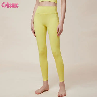 Pantaloni da yoga secchi veloci di alta qualità per donne Nuova moda calze da ginnastica a modello solido per allenamento fisico