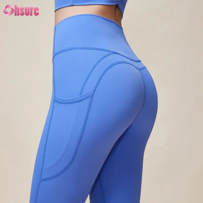 Pantaloni da yoga secchi veloci di alta qualità per donne Nuova moda calze da ginnastica a modello solido per allenamento fisico