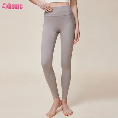 Pantaloni da yoga secchi veloci di alta qualità per donne Nuova moda calze da ginnastica a modello solido per allenamento fisico