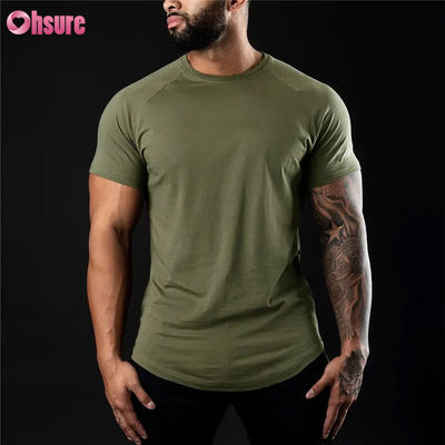 Magliette sportive da uomo all'ingrosso, nuovo stile, ad asciugatura rapida, per fitness, abbigliamento casual per bodybuilding, con logo personalizzato, in tessuto a maglia stampato