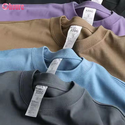 Maglietta da donna taglie forti per donna, tinta unita, all'ingrosso, di design, unisex, in cotone biologico, con stampa in rilievo