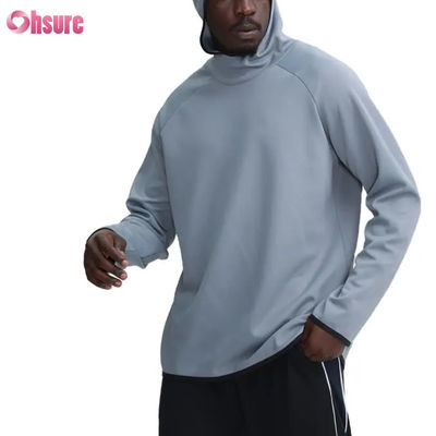 Logo personalizzato Cappuccino Ingrosso Cappuccini Maschili Camicie da strada Pullover Ingrosso Logo personalizzato Allenamento Fitness Cappuccini Sportivi