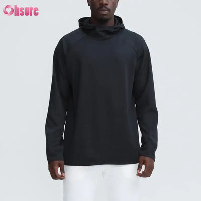 Logo personalizzato Cappuccino Ingrosso Cappuccini Maschili Camicie da strada Pullover Ingrosso Logo personalizzato Allenamento Fitness Cappuccini Sportivi