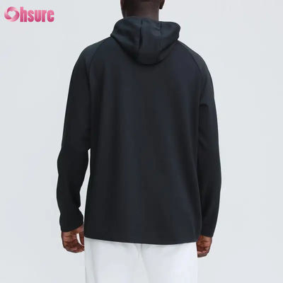 Logo personalizzato Cappuccino Ingrosso Cappuccini Maschili Camicie da strada Pullover Ingrosso Logo personalizzato Allenamento Fitness Cappuccini Sportivi
