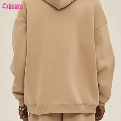 Felpe Oversize in Pile Pullover Casual Tuta Uomo Felpe con Cappuccio Manica Lunga Girocollo Tessuto in Jersey di Cotone Giacca Invernale da Uomo