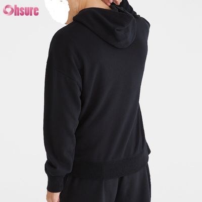 Felpa con cappuccio casual da uomo in spugna francese di cotone primaverile e autunnale all'ingrosso