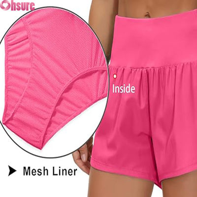 Servizio Oem Sport Bottom Multifunzionale Sport Short High Waist Comodo Sport Shorts per donne