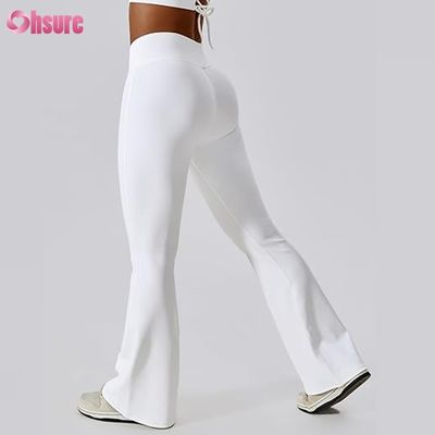 Pantaloni a zampa personalizzati Fitness Donna Leggings Vita a V Pantaloni Yoga