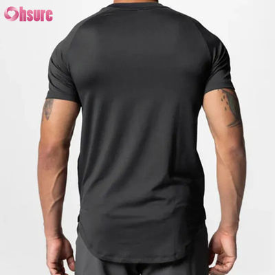 Taglia Uomo Magliette da Palestra Top Stampaggio Serigrafico Vuoto Manica Corta Asciugatura Rapida Cotone Girocollo Oversize T-shirt Sportive