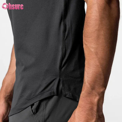 Taglia Uomo Magliette da Palestra Top Stampaggio Serigrafico Vuoto Manica Corta Asciugatura Rapida Cotone Girocollo Oversize T-shirt Sportive