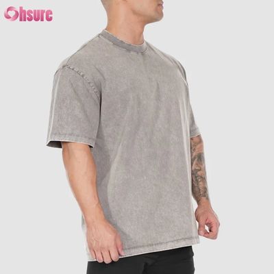 T-shirt sportivo con logo personalizzato Casual Maniche aderenti Allenamento T-shirt neutra da uomo