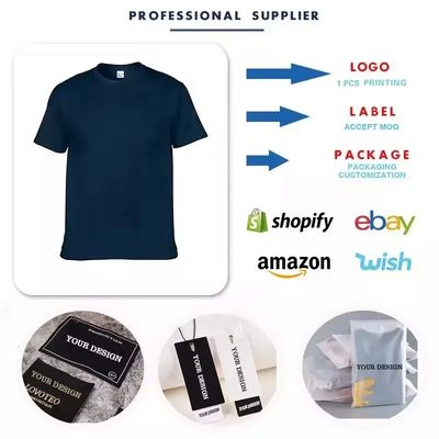 Logo personalizzato di alta qualità 260 GSM scatola pesante adatta al 100% di cotone spalla a goccia T-shirt oversized sport