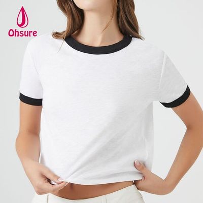 T-shirt sportivo in tessuto rinfrescante al xilitolo, da palestra, corsa, manica corta, ad asciugatura rapida, da donna
