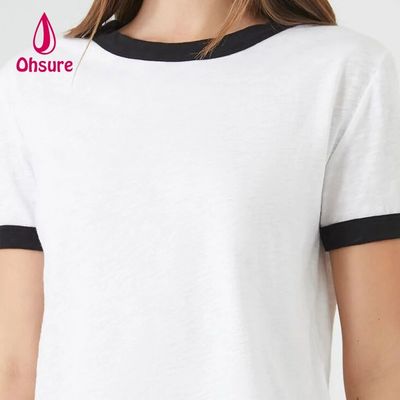 T-shirt sportivo in tessuto rinfrescante al xilitolo, da palestra, corsa, manica corta, ad asciugatura rapida, da donna