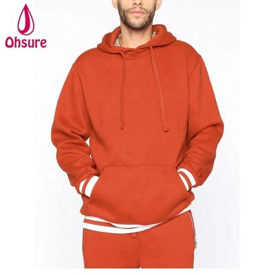 Vendita calda 100% cotone lavato con acido di cotone personalizzato di grandi dimensioni logo privato box fit cappuccio per uomini