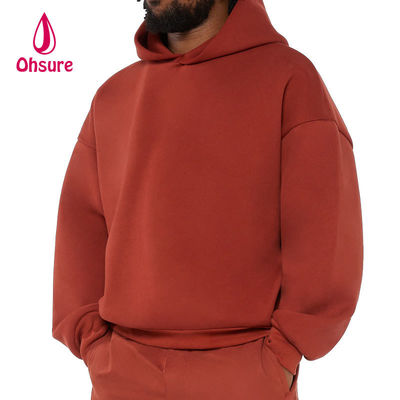 Produttori di felpe a spalla a peso pesante a misura Blank 100% cotone oversized felpe da uomo di alta qualità