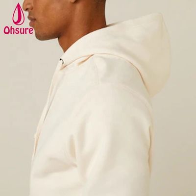 Felpa con cappuccio ecologica in cotone di alta qualità da uomo, pullover casual, abbigliamento sportivo da palestra, tuta da uomo tinta unita