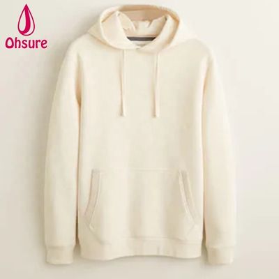 Felpa con cappuccio ecologica in cotone di alta qualità da uomo, pullover casual, abbigliamento sportivo da palestra, tuta da uomo tinta unita