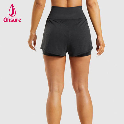 Nuovo arrivo più venduti calzoncini da ginnastica donna cintura alta alta qualità calzoncini da ginnastica donna abbigliamento atletico donna