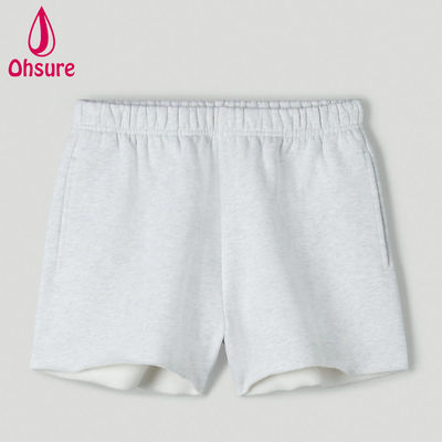 Ingrosso logo personalizzato pantaloncini da sudore a vita alta donna fitness pantaloncini da allenamento in palestra cintura alta intima sciolta tasche intime crude Casual