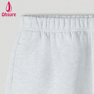 Ingrosso logo personalizzato pantaloncini da sudore a vita alta donna fitness pantaloncini da allenamento in palestra cintura alta intima sciolta tasche intime crude Casual