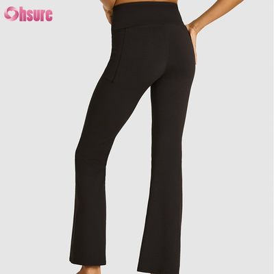 80% di nylon 20% di spandex blend 220 grammi Pantaloni da ginnastica cintura elastica Workout leggings leggings per donne Full 1 pezzo alto pantaloni di spandex