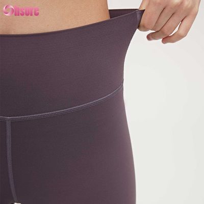 Abbigliamento Quattro Aghi Sei Fili Compressione Fitness Donna Leggings Vita Alta Slim Intero 1 Pezzo Abbigliamento Sportivo Skinny Pantaloni Yoga