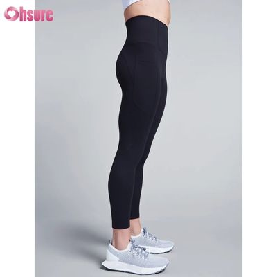 Grossista Fabbrica Prezzo inferiore Leggings yoga per donne Alta compressione Poliestere asciutto veloce con telefono Leggings tascabile allenamento