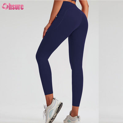 Leggings personalizzati Gym Wear Multi Colors Classic Yoga Pants Workout Leggings Women Scrunch Yoga Leggings Sportswear Modello solido