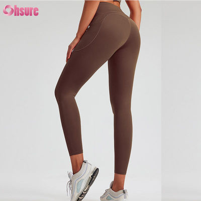 Leggings personalizzati Gym Wear Multi Colors Classic Yoga Pants Workout Leggings Women Scrunch Yoga Leggings Sportswear Modello solido