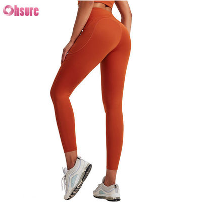 Leggings personalizzati Gym Wear Multi Colors Classic Yoga Pants Workout Leggings Women Scrunch Yoga Leggings Sportswear Modello solido