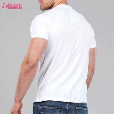 Stampa casuale Modello a maglia Supporto muscolare Esercizio abbigliamento per uomini Bambù tessuto BoxeT-shirt stampa