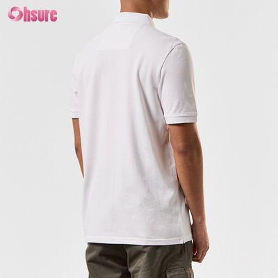 Magliette polo da uomo personalizzate 100% cotone con stampa personalizzata, T-shirt oversize pesante, tinta unita