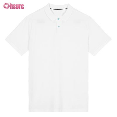 Magliette polo da uomo personalizzate 100% cotone con stampa personalizzata, T-shirt oversize pesante, tinta unita