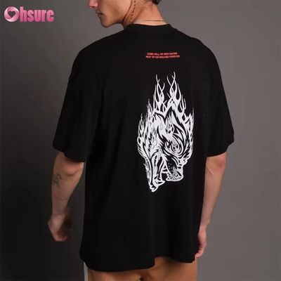 T-shirt Oversize 300GSM Heavyweight Blank Personalizzato 100% Cotone Stampa Personalizzata Donna