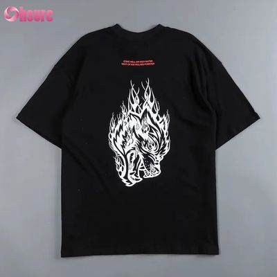 T-shirt Oversize 300GSM Heavyweight Blank Personalizzato 100% Cotone Stampa Personalizzata Donna