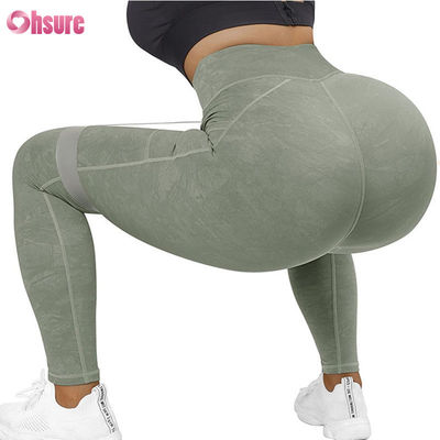 Personalizza palestra V Leggings a vita per donne allenamento sedere sollevamento pantaloni yoga sport fitness leggings yoga con tasca