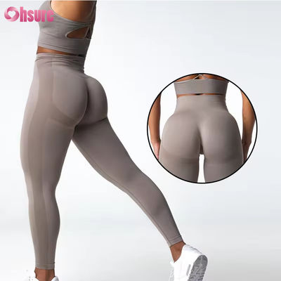 Customized Brand New High Quality Item Alta Vita Strass Butt Hip Lifting Pantaloni GYM Fitness Leggings Yoga Per Donne